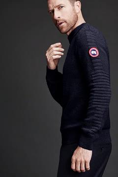 Ropa Canada Goose Hombre Outlet - Paterson Suéteres Azul Marino KW2067518